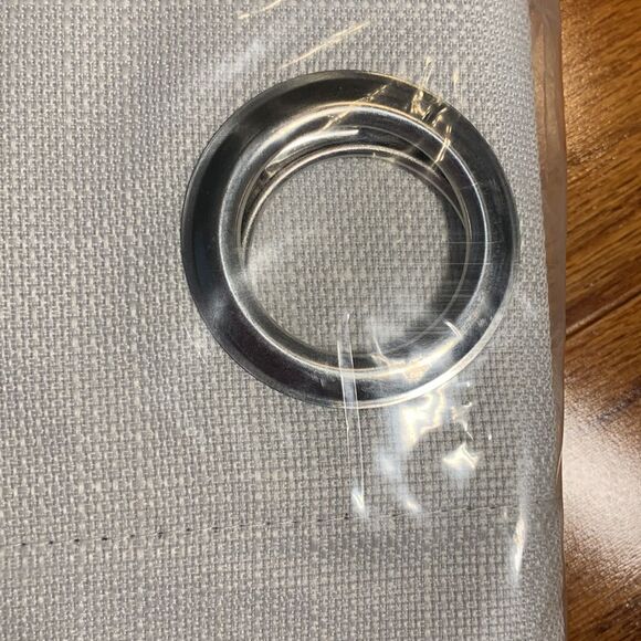 Wontex 100% Blackout curtains for bedroom 52X63 pure white.  Two grommet panels - Picture 5 of 5